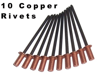 Mamod Boiler Copper Rivets (x10)