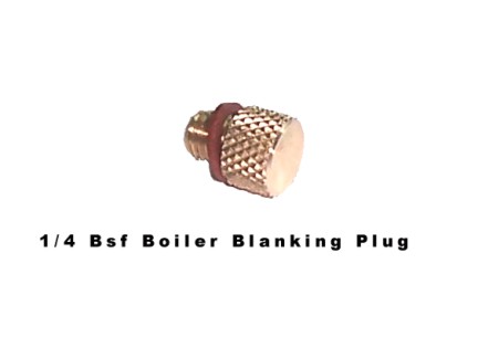 Mamod Boiler Blanking Plug 1/4bsf