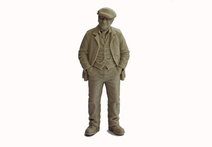 Fred Dibnah Character Unpainted 100mm