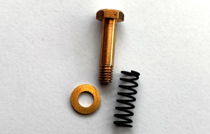 Mamod  Trunnion Bolt, Spring & Washer
