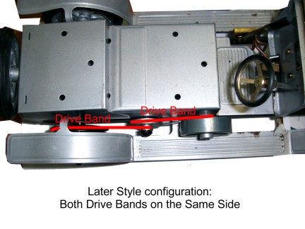 Mamod Steam Car Drive Bands Later Style